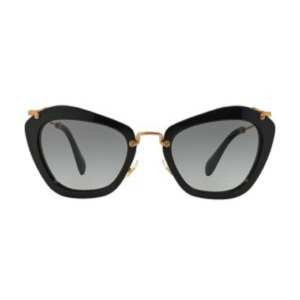 Chic Black and Gold Women's Sunglasses